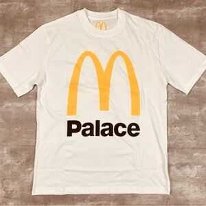 Palace Skateboards x McDonald’s Golden Arches Logo White Shirt - Sz: XL
